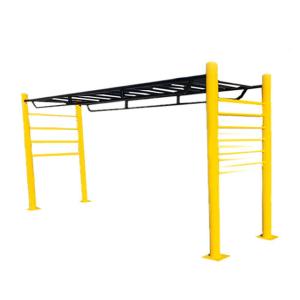 China Children Gym Ladder Steel Pipe 4m*0.8m*2m Monkey Bar for Outdoor and Indoor Exercise factory