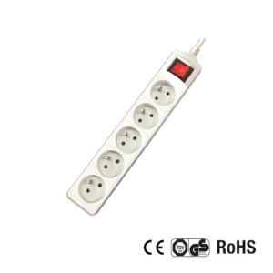 China NF CE Certificate 1.5m extension socket with Euro Plug factory