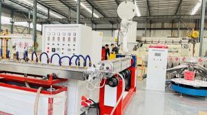 China High Output PVC Fiber Reinforced Pipe Production Line Plastic Extruders Brained Garden Hose Making Machine Manufacturer factory
