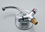 Two Handle High Arc Kitchen Faucet , Thermostatic Kitchen Faucet Side Spray