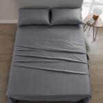 200TC Cotton Bed Sheet Set with Deep Mattress Pockets All-Season Full Length