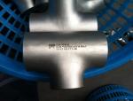 ASTM A403 Pipe Fittings Forged Alloy Steel / stainless steel equal tee ,304L