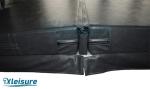 Graphite Rectangle Spa Insulation Lid Vinyl Hot Tub Spa Covers For Barrel Hot