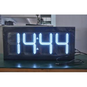 12 Inch Led Time And Temperature Display For Gas Station With RF Remote