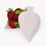 Disposable biodegradable leaf shape mini sugarcane DIY bagasse paper salad plate