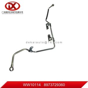 ISUZU 4HG1-T Turbocharger Feed Oil Pipe 8973729362