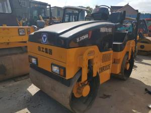 China XCMG XMR30 Used Mechanical Equipment , Mini 3T Double Drum Road Roller factory