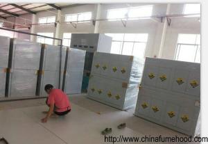 China Ventilated Chamber With PP Structure Fume hood For Phyical Laboratory factory