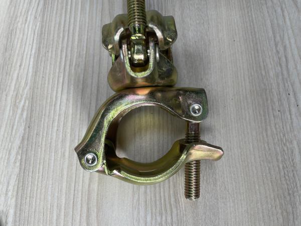 China Double Clamp Scaffolding Coupler Crossed Fastener Swivel Scaffold Coupler factory