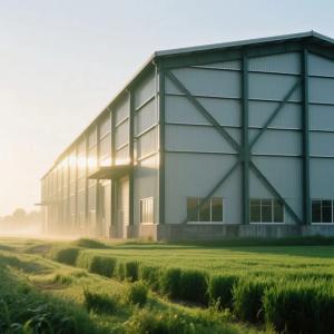 Pre-Engineered Steel Frame Building for Commercial Use
