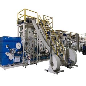 China Fully Automatic Adult Diaper Production Line With CE Certificate factory