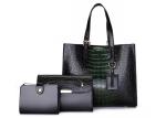 Anti Abrasion Women PU Handbag Purse Set Reusable Multipurpose
