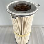 High Temperature Cylindrical Filter Cartridges Used In Industrial Air Filtration