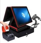 POS Terminal with 58mm Printer 128mm * 64mm Display and 3 Bills 5 Coins Cash