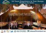 30m Big White Freeform Stretch Tent With Blocked - Out Sunshine Roof Cover
