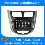 Ouchuangbo Car GPS Navi DVD Radio for Hyundai Verna /Accent /Solaris Central