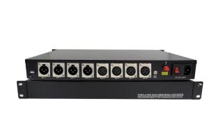 China 4 channels Bi-directional banlanced XLR Audio over a single ST Fiber factory