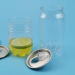 650ml Transparent Soft Drink Soda Plastic Beverage Cans