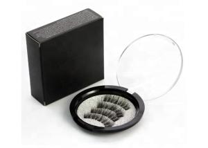 China Beautiful False Eyelashes 6D Magnetic Lashes Double Magnet Fake Eye Lashes factory