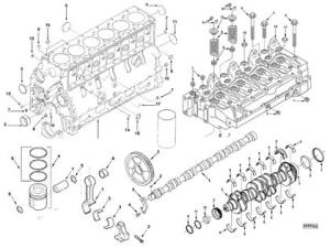 China DCEC Cummins 6B,6BT,6BTA,6BTAA series diesel engine spare parts factory
