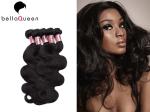 Raw Unprocessed 6A Remy Peruvian Human Hair Of Natural Black Body Wave