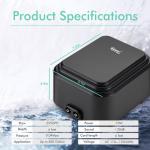 Plastic 60HZ 10 Watt Portable Air Pump For Fish