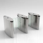 Airport Standard Tripod Turnstile Gate High Security Waist Height Sliding Panel