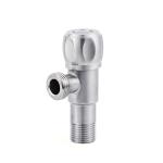 Brushed Faucet Angle Valve For Toilets Ice Maker 1/2"X3/4"