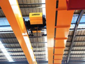 China 10T European Style Steel Box Type Double Speed Single Beam EOT Crane factory