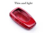 Glossy Slip Resistant Carbon Fiber Key Case For SUBARU