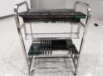 Storage Feeder Cart For FUJI NXT Electric SMT Feeder Trolley Aluminum Alloy SS