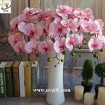 UVG Colorful artificial flower wholesale with plastic orchid for wedding table