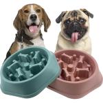 Hexagonal Pet Slow Feeder Bowl Anti-Choking Dog Food Bowl with Non-Slip Base |