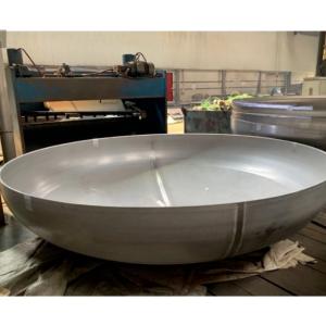 China Welding Connection Stainless Steel Tank Dishes End Cap for Equal Conical Elliptical Tank factory