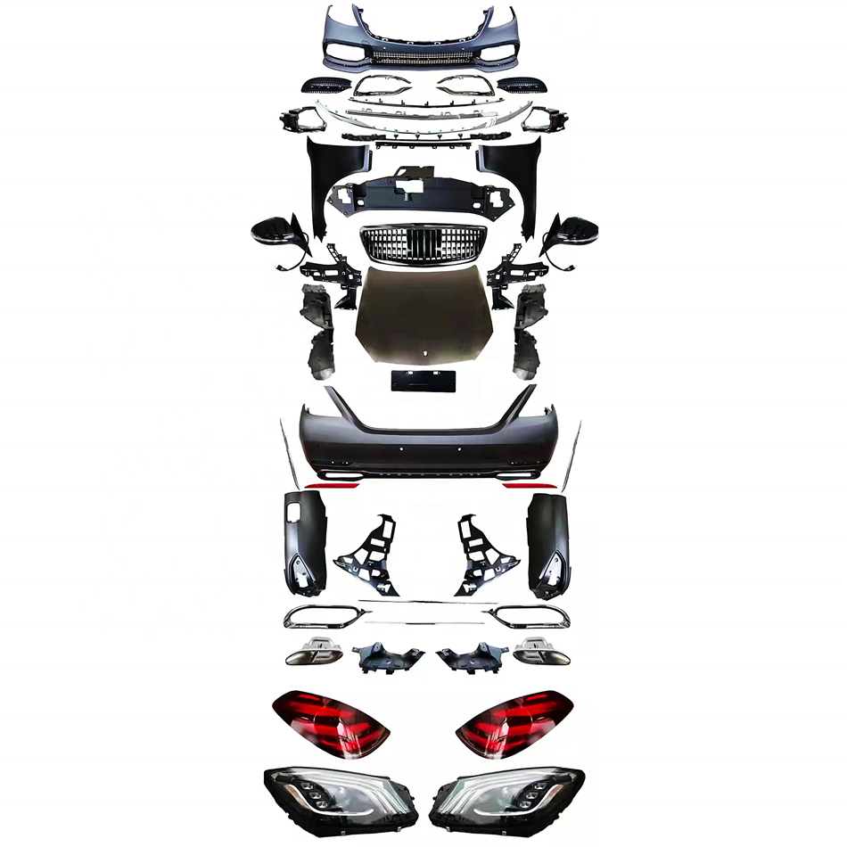 Mercedes Benz S Class W221 W222 With Our Maybach Body Kit And LED Lights