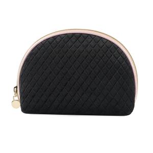 China Shell Shape Flocking Makeup Pouch Bag For Women factory