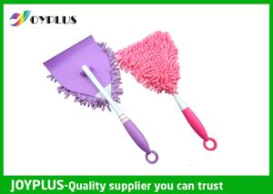 China Personalized Car Cleaning Duster Car Wash Mitt With Handle Microfiber / PP Material factory