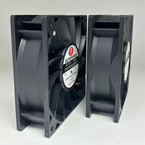 China 94V0 Plastic PBT DC CPU Fan Black Color With Ball Bearing / Sleeve Bearing factory