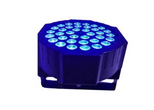 China 36*1.5w (3-In-One) Tri Color Mini Plastic Flat Pad, Plastic Shell Par led factory