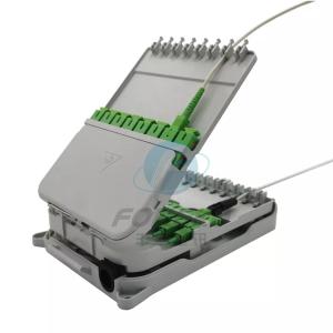China 1x16 PLC Splitter FTTH Fiber Optic Terminal Box Drop Cable Out Ports Indoor Wall Nap factory