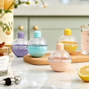 Light Bulb Circle Sphere Ice Cube Trays Silicone Ice Ball Mold 100ml