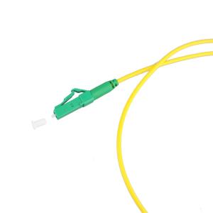 China LC APC to LC APC 2.0 mm Single model Simplex LSZH single core fiber optic cable factory