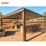 Motorised Outdoor Gazebo Modern Aluminium Louvre Roof Bioclimatic Pergola