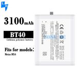 Meizu MX4 M460 M461 Mobile Phone Battery 3.8V 3100mAh BT40 with Dual IC