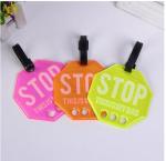 Custom Bag Tags With Embossed Logo , Personalized Travel Tags Printable