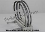 4 CYL Alloy Steel Mitsubishi Engine Piston Rings Diameter 94mm 34417-11011