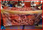 6Ft Pantone Match printing Tension Fabric Displays Printed Tablecloth Runner