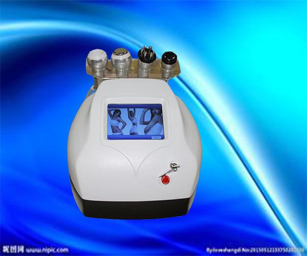 4 heads cavitation & monopolar rf & tripolar rf & vacuum body slimming machine