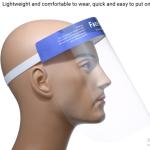 180 Degree safety Full Face Shield Transparent Color For Virus Protection