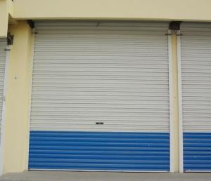 China Commercial Security Steel Roll Up Doors 230V Fast opening PLC system factory